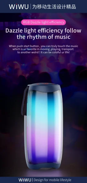 اسپیکر بلوتوث ویوو مدل WiWU Thunder Wireless Speaker P40