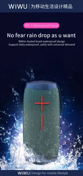 اسپیکر بلوتوث ویوو مدل WiWU Thunder Wireless Speaker P40