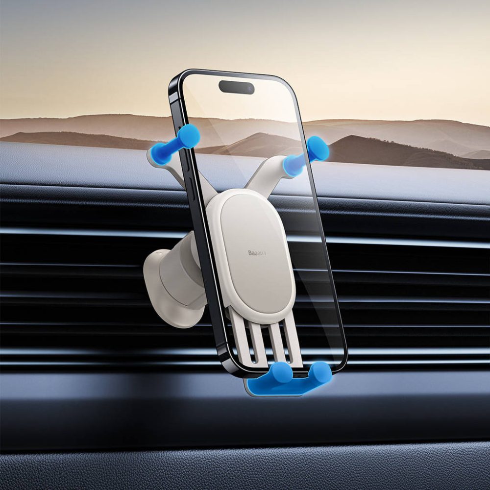 هولدر موبایل دریچه کولر خودرو بیسوس Baseus Stable Series air vent car holder SUWX020001 - Image 12