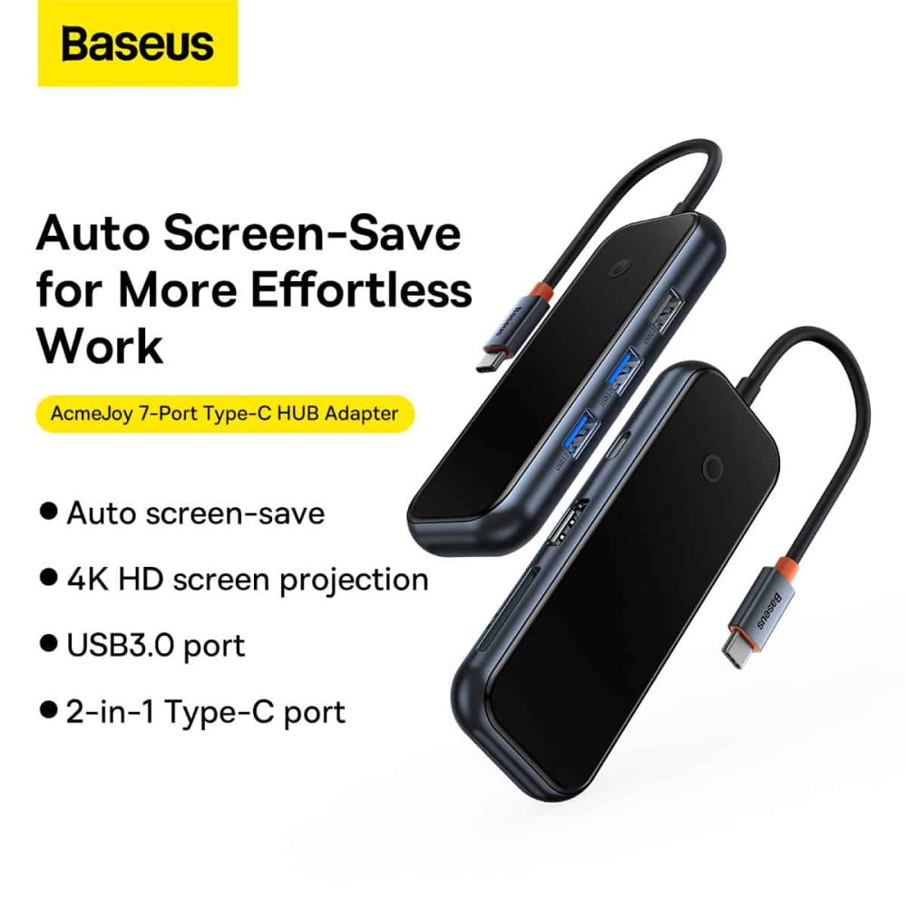 خرید هاب 7 پورت بیسوس مدل Baseus AcmeJoy WKJZ010413