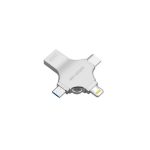 فلش مموری ۴ کاره گرین لاین مدل Green Lion 4in1 USB Flash Drive GN4IN1USB128SL با ظرفیت 128Gb