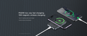 پاور بانک مگنتی رچی مدل Recci Matrix Magnetic Fast Charging Power Bank RPB-W16 با ظرفیت 10000mAh - Image 4