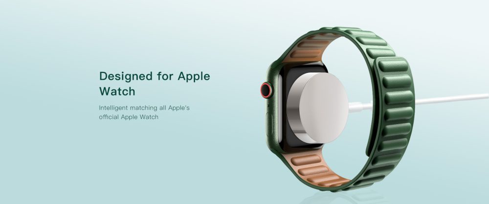 شارژر مگنتی رچی مدل Recci Watch Wireless Charger RCW-28 مناسب سری ساعت های اپل - Image 4