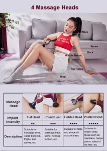 ماساژور تفنگی موری مدل Mory Mini Massage Gun X09 - Image 19