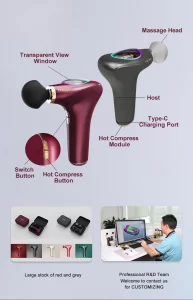 ماساژور تفنگی موری مدل Mory Mini Massage Gun X09 - Image 22