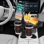 هولدر و ظرف غذای خودرو گرین لاین مدل Green Lion CUP Holder + Food Tray Multi Functional GNMLFNCTRAY - Image 3
