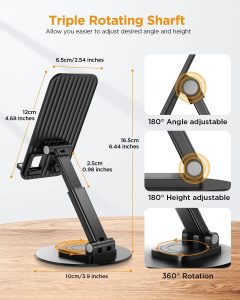نگهدارنده گوشی تاشو گرین لاین مدل Green Lion Foldable Phone Holder GNFLDPHLDR - Image 5