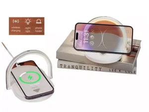 شارژر بی سیم و چراغ خواب رچی Recci RLS-L15 3IN1 wireless charging