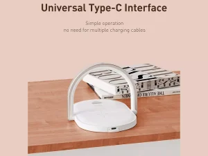 شارژر بی سیم و چراغ خواب رچی Recci RLS-L15 3IN1 wireless charging