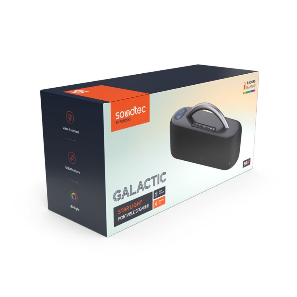 خرید اسپیکر پرودو Porodo galactic speaker 