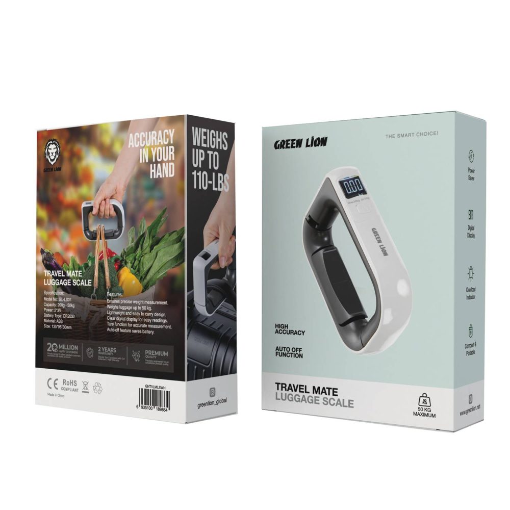 ترازوی دیجیتالی چمدان گرین لیون مدل Green lion GNTVLMLS travel mate luggage scale - Image 3