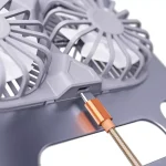 استند و پایه خنک کننده لپ تاپ تاشو پرودو Porodo ALSCF alum alloy stand cooling - Image 5