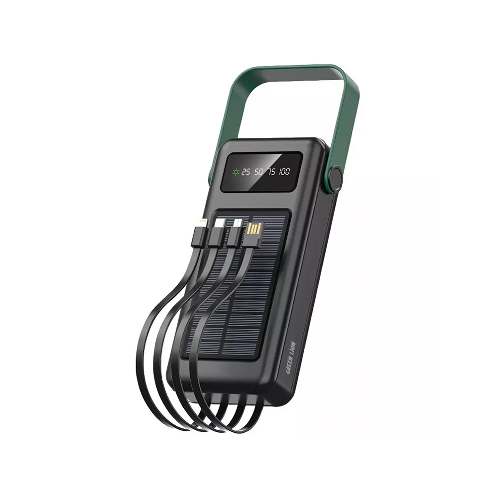 پاوربانک خورشیدی گرین لیون Green Lion GNSLRPB30K Solar Max 30000mAh Powerbank