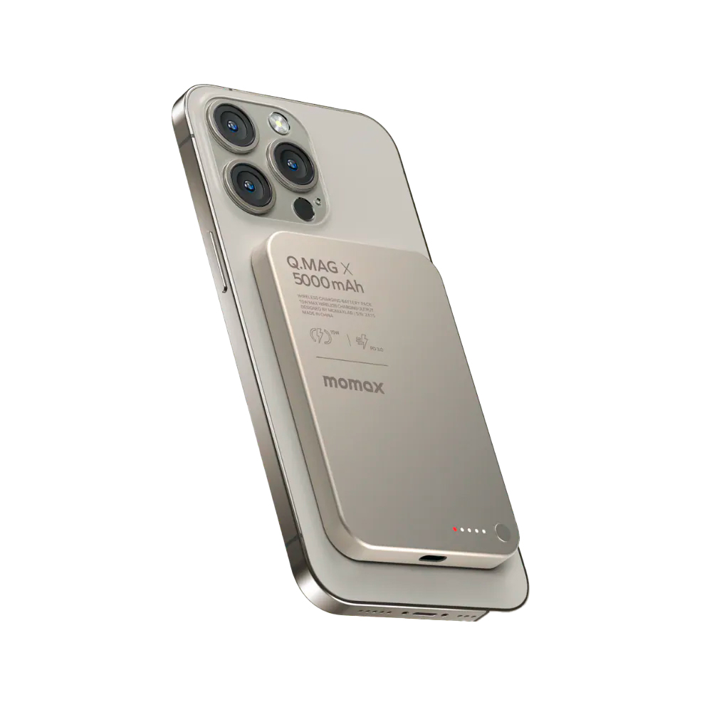 پاوربانک مگسیف مومکس Momax Q.Mag X 5000MAH Magnetic Wireless 116A