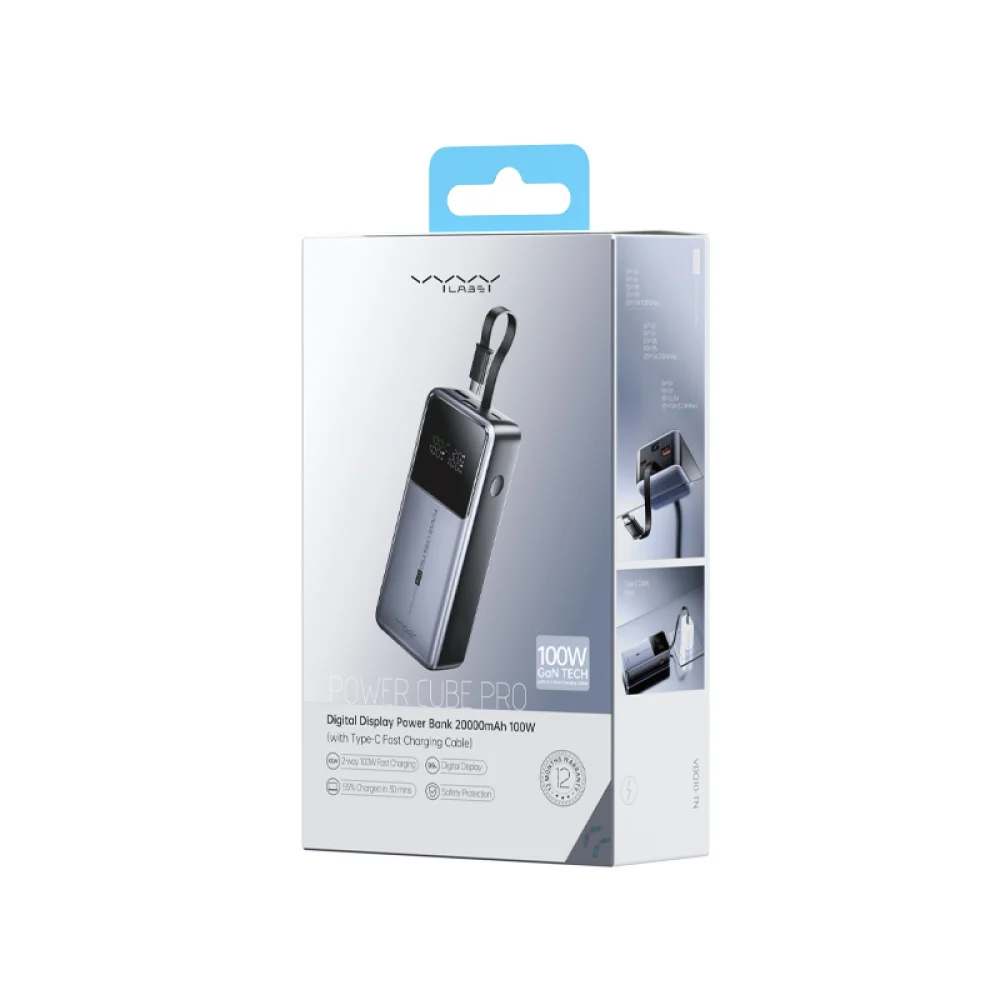 پاور بانک ویوی لبز Vyvylabs VBQ10-TN Power Cube Pro 20000mAh 100W Digital Display - Image 3