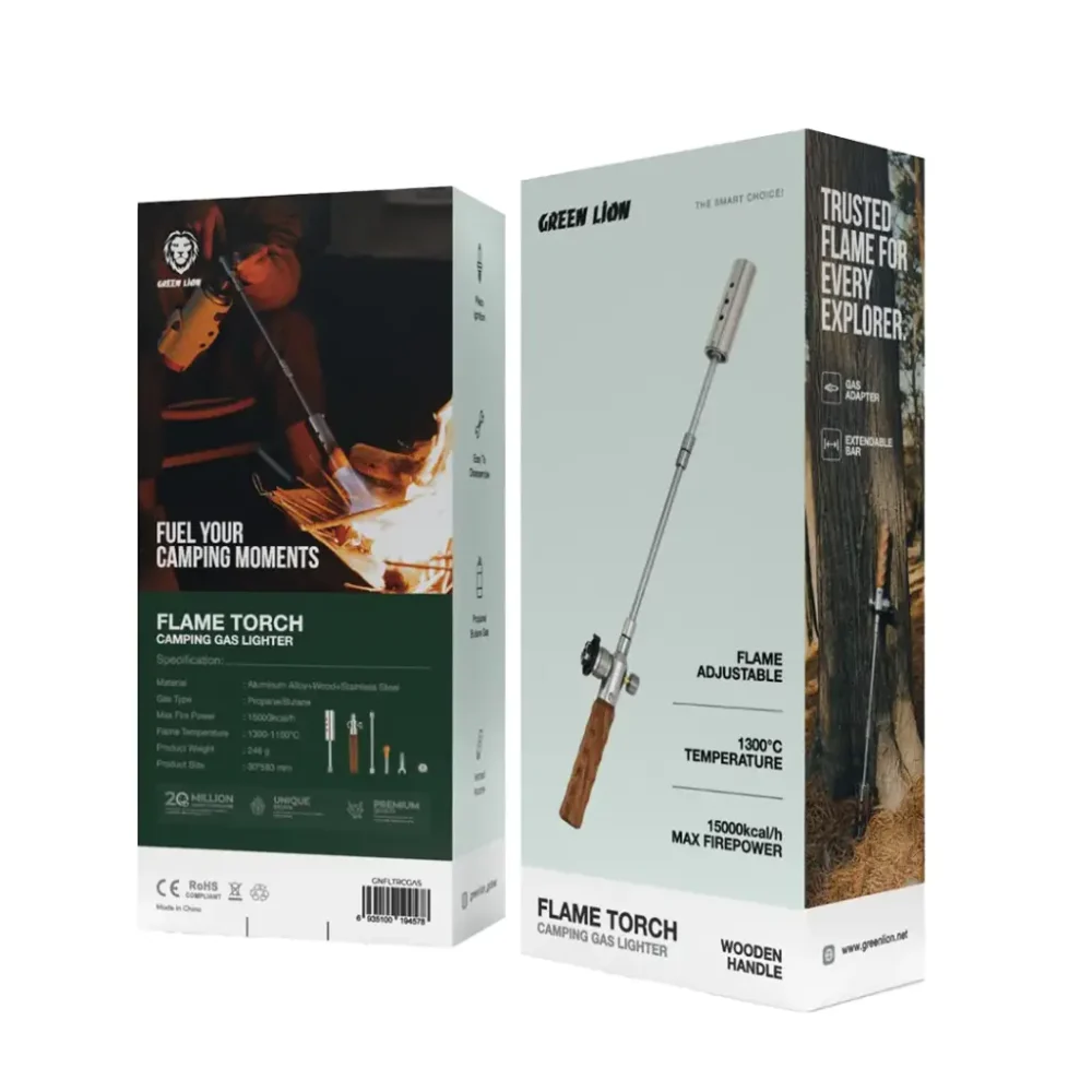 مشعل گازی کمپینگ گرین لیون Green lion GNFLTRCGAS flametorch lighter - Image 3
