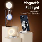 چراغ حلقهای سلفی مغناطیسی تلسین Telesin S5-BGD-1 C03 Magnetic Selfie Ring Light - Image 3