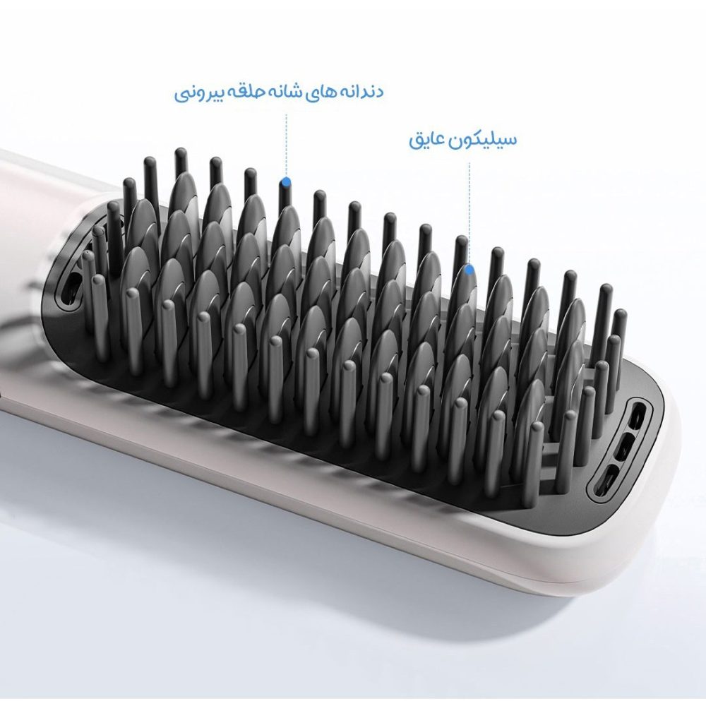 برس حرارتی بی‌سیم شیائومی Xiaomi MJZFS01LF cordless hair straightener brush - Image 5