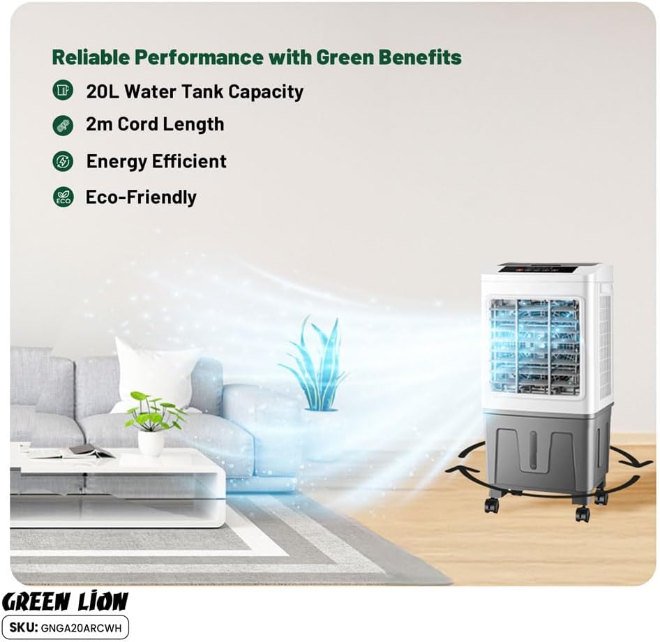 GNGA20ARC (4) کولر آبی گرین لاین Green lion GNGA20ARC air cooler GA20 - Image 4