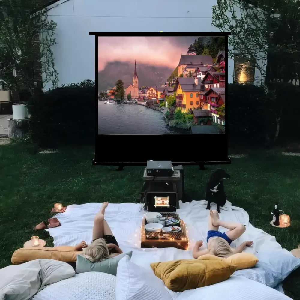 پرده نمایش پروژکتور قابل حمل گرین لاین Green Lion GN80INPRO Portable Projector Screen 80 - Image 3