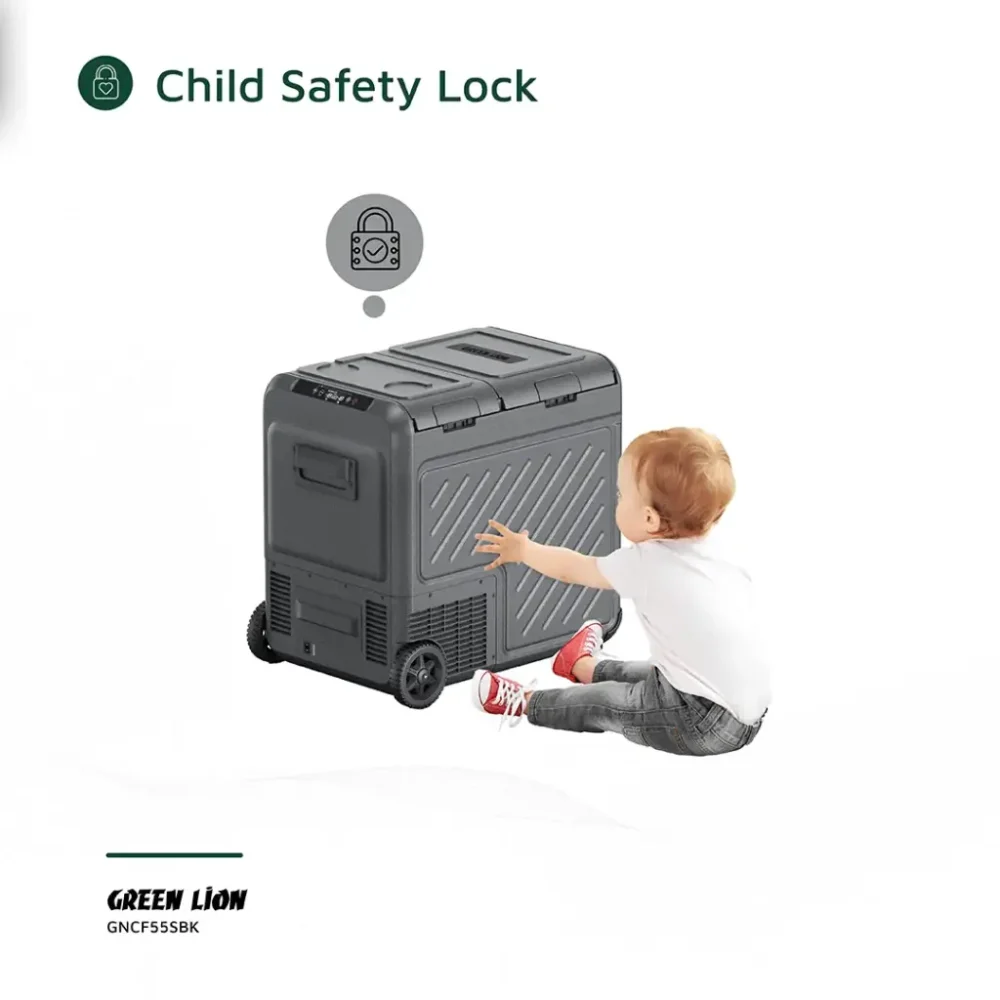 یخچال مسافرتی گرین لاین Green Lion GNCF55S  Car Fridge GFC-55 - Image 6