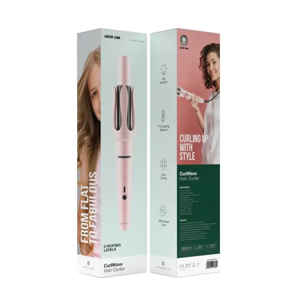اتو مو فر کننده گرین لاین Green Lion GNCRWHASTR Curlwave Hair Curler - Image 4