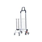 چرخ دستی تاشو گرین لاین مدل Green Lion GNFLDSHPTR Foldable Shopping Trolley - Image 5