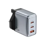 شارژر دیواری گرین لیون Green Lion GNGAN65WUK GaN Premium UK Plug Wall Charger 65W - Image 2