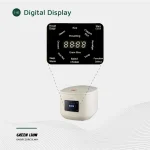 پلوپز دیجیتال 5لیتری گرین لاین Green Lion GNGRC20RC5L GRC-20 Digital Rice Cooker 5L - Image 4