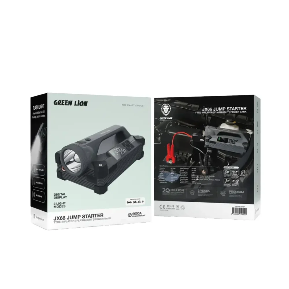 جامپ استارتر گرین لیون Green Lion GNJX66JST JX66 Jump Starter - Image 5