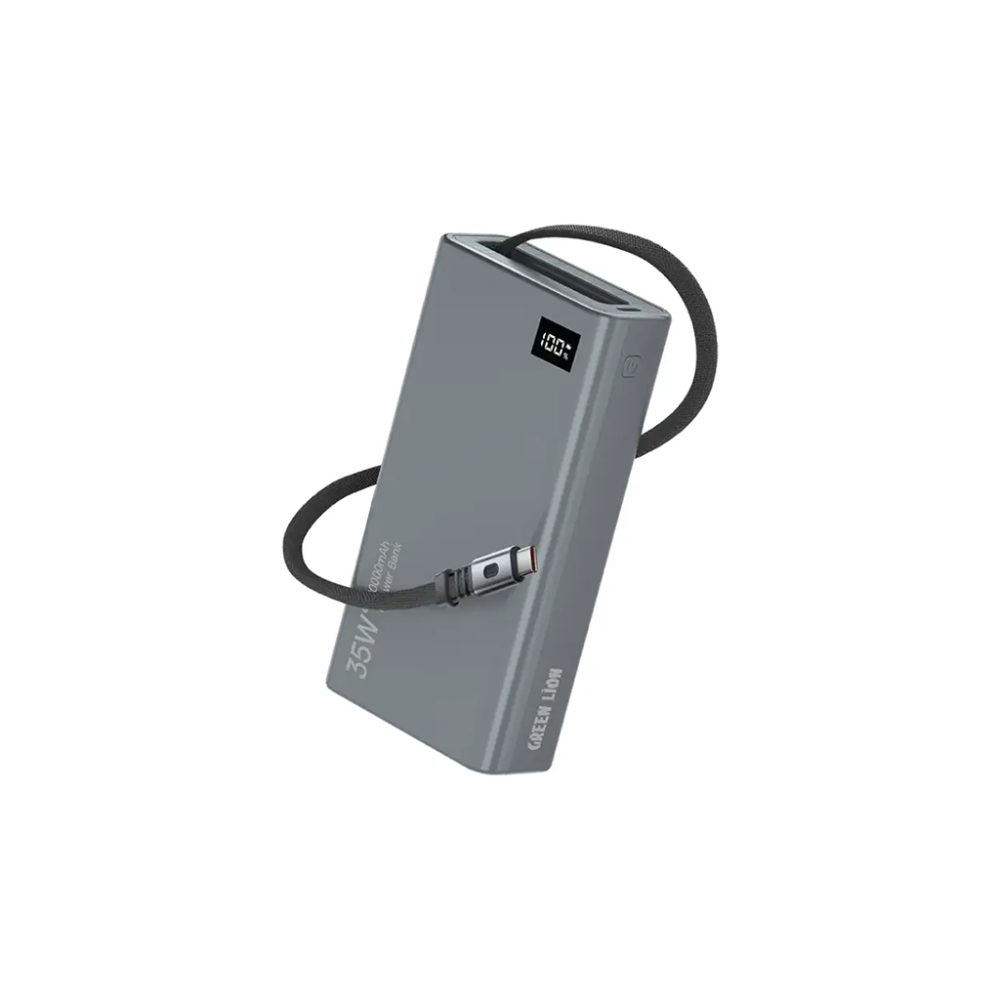 پاور بانک گرین لیون Green Lion GNRET35W20 Retractable 35W 20000mAh Power Bank