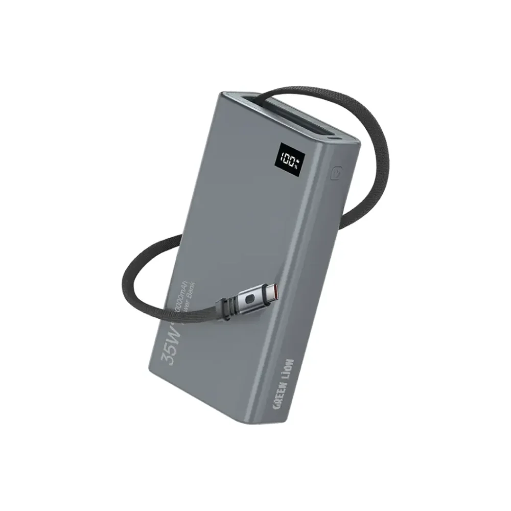 پاور بانک گرین لیون Green Lion GNRET35W20 Retractable 35W 20000mAh Power Bank - Image 3
