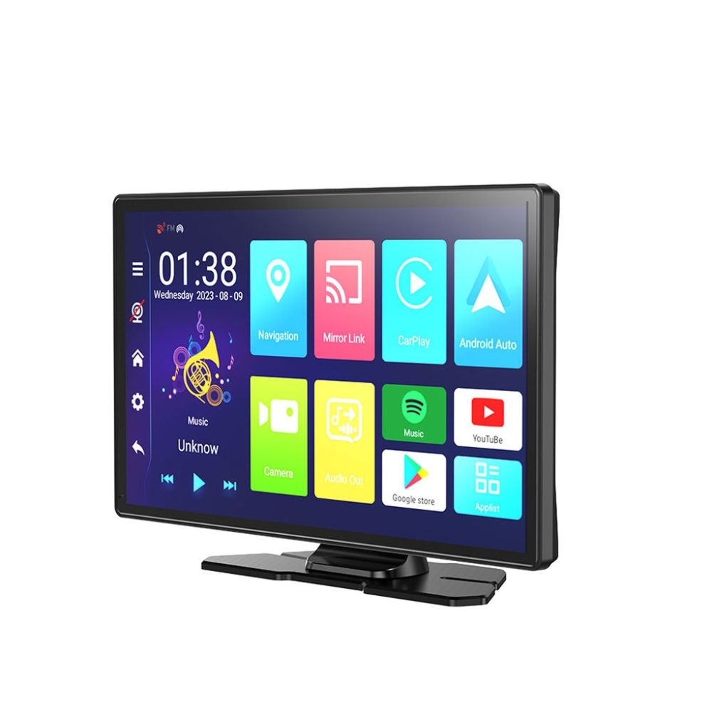 صفحه نمایش پرودو  Porodo PD-ADSCN Display Screen 9 inch Android with DVR-4+64GB - Image 5