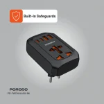 آداپتور برق پرودو Porodo PD-FWCH044EU Universal AC Adapter Multi-Device Charging EU Plug - Image 3