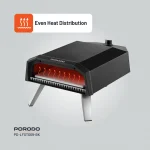 فر گازی پیتزای فضای باز پرودو ۱۲ اینچی Porodo PD-LFST069 Lifestyle 12" Pizza Outdoor Oven - Image 3