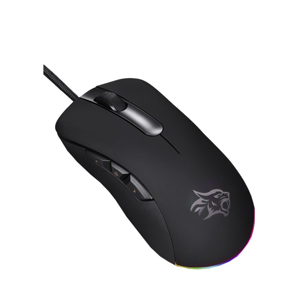 موس گیمینگ پرودو Porodo PDX318 Gaming BlackHawk 8D Wired Gaming Mouse - Image 5