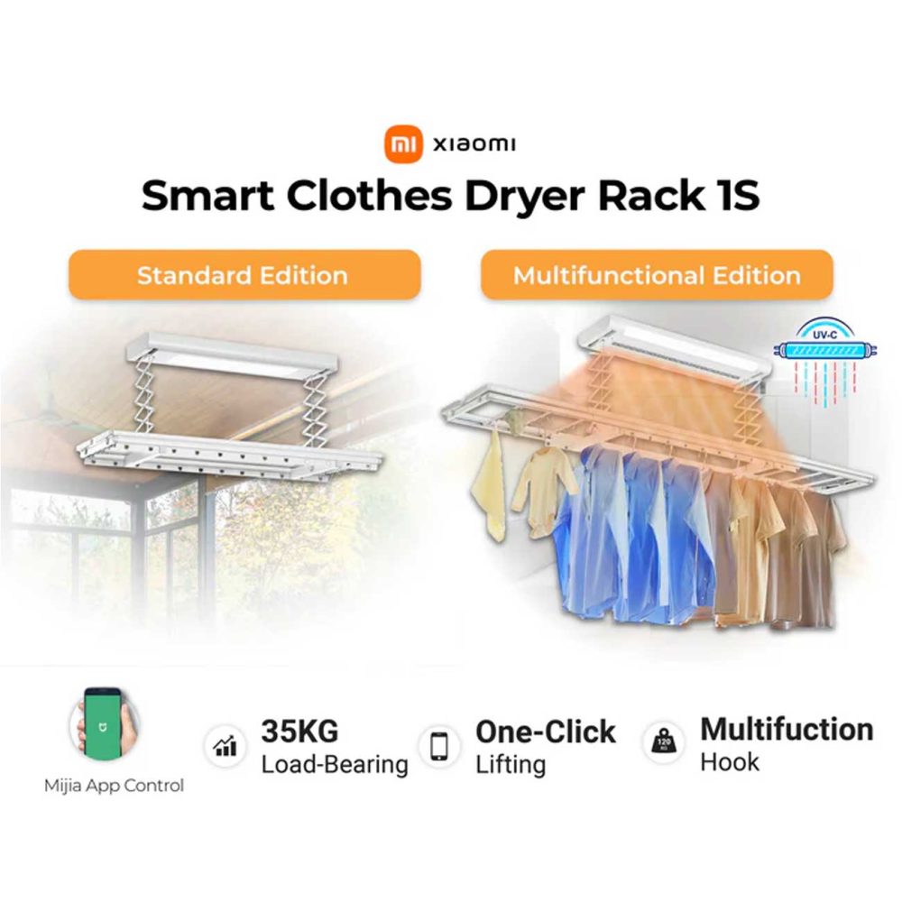 خشک‌ کن لباس هوشمند میجیا شیائومی Xiaomi B503CN Mijia Smart Clothes Dryer 1S - Image 11