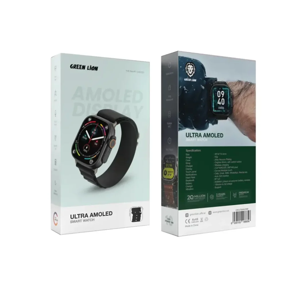 ساعت هوشمند گرین لاین Green Lion GNULTSAMLD Ultra Amoled Smart Watch - Image 4