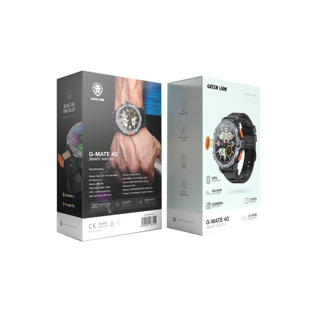 ساعت هوشمند گرین لاین مدل Green Lion SWGM4G G - Mate 4G Smart Watch - Image 3