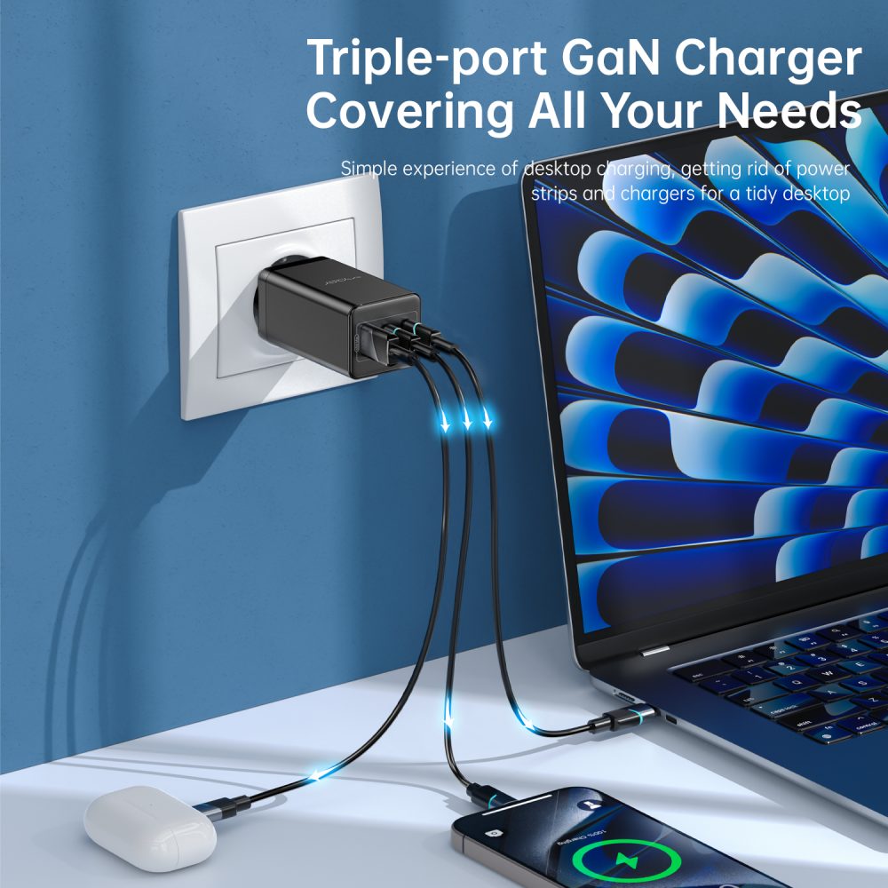 آداپتور شارژ ویوی لبز Vyvylabs GAN65EU Fast Charging Adapter - Image 3
