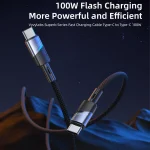کابل شارژ سریع ۱۰۰ واتی ویوی لبز Vyvylabs VCJLCC101 Cable Superb C TO C 100W 2M - Image 7