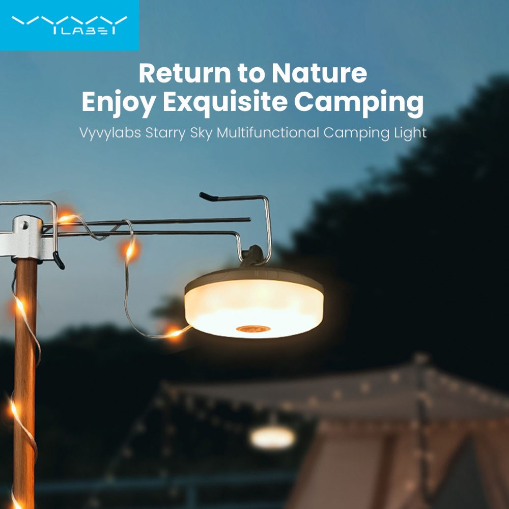 چراغ کمپینگ چند منظوره ویوی لبز Vyvylabs VOX2 starry sky camping light 10M - Image 2