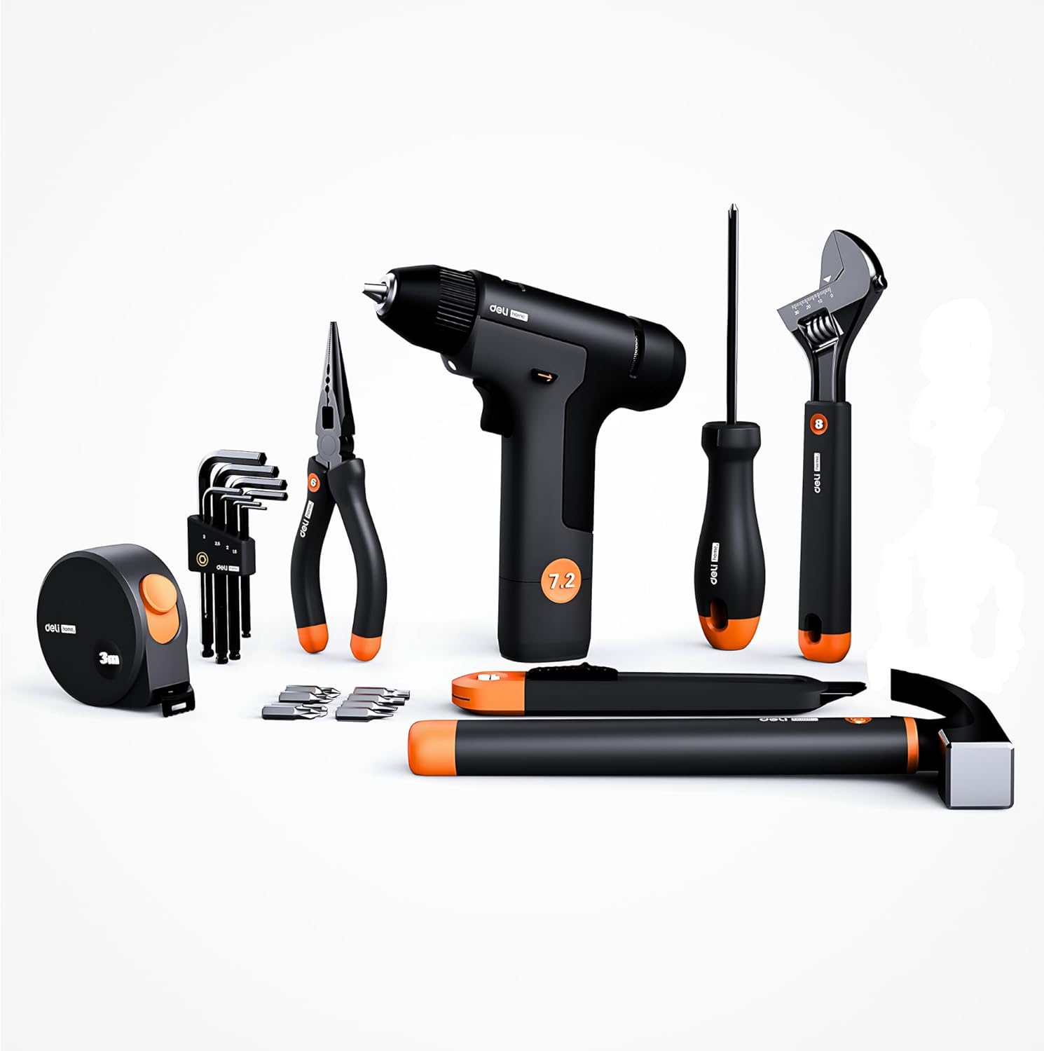 Xiaomi Deli H1001-ADEF Tool Box Home (3) جعبه ابزار چندمنظوره شیائومی Xiaomi Deli H1001-ADEF Tool Box Home - Image 7