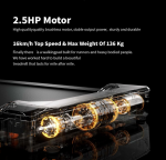 تردمیل شیائومی کینگ اسمیت واکینگ پد Xiaomi TRMX16F (MX16)Kingsmith WalkingPad Double Fold & Stow Treadmill - Image 4