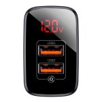 شارژر دیواری دو پورت بیسوس Baseus CCJMHA 18W Mirror Lake - Image 3