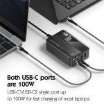 شارژر دیواری 100 وات ال دینیو Ldnio A4809C 100W Hub USB - Image 4