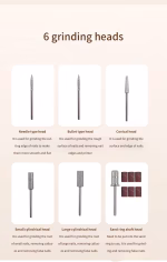 سوهان برقی ناخن MDHL MD-702 Mini Nile File - Image 11