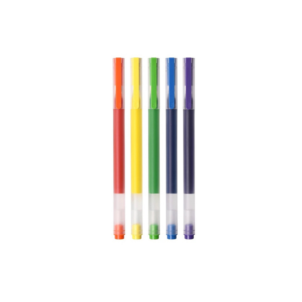 Xiaomi MJZXB03WC 5Color Pen (1) روان نویس رنگی شیائومی بسته ۵ عددی Xiaomi MJZXB03WC 5Color Pen - Image 1