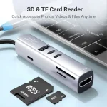 هاب 7 پورت بریو Brave BH-07 Link Series 7-in-1 Usb-c Multiport Hub - Image 8