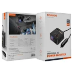 اینورتر فندکی خودرو پرودو Porodo FWCH057 Inventer Car 200W - Image 3